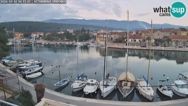Spletna kamera Vrboska | Otok Hvar | Hrvaška