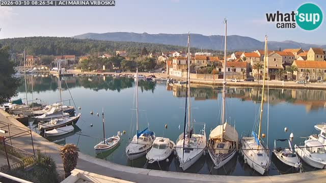 Spletna kamera Vrboska | Otok Hvar | Hrvaška