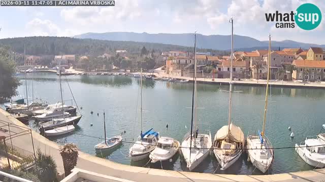 Spletna kamera Vrboska | Otok Hvar | Hrvaška