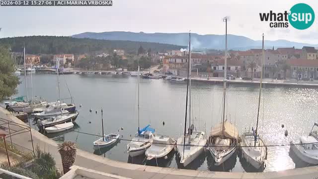 Spletna kamera Vrboska | Otok Hvar | Hrvaška