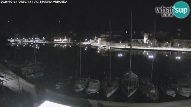 Spletna kamera Vrboska | Otok Hvar | Hrvaška