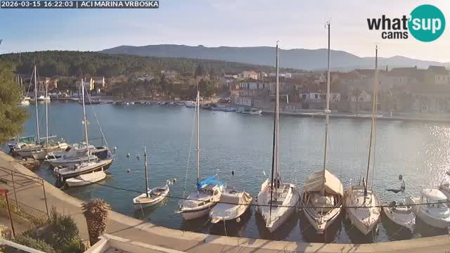Spletna kamera Vrboska | Otok Hvar | Hrvaška
