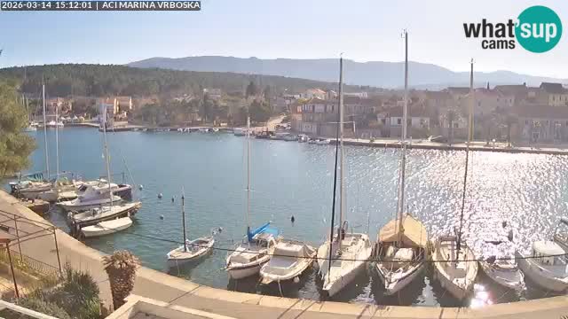 Spletna kamera Vrboska | Otok Hvar | Hrvaška
