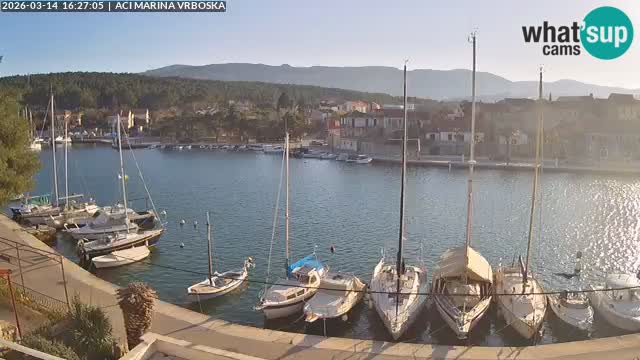 Spletna kamera Vrboska | Otok Hvar | Hrvaška