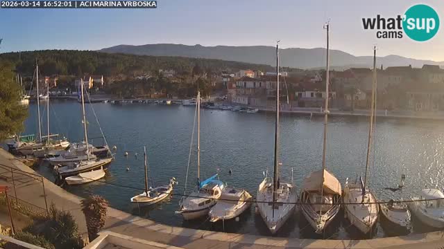 Spletna kamera Vrboska | Otok Hvar | Hrvaška