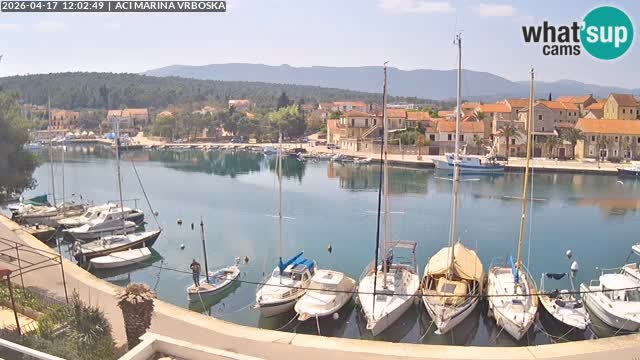 Spletna kamera Vrboska | Otok Hvar | Hrvaška