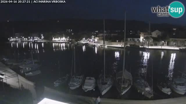 Spletna kamera Vrboska | Otok Hvar | Hrvaška