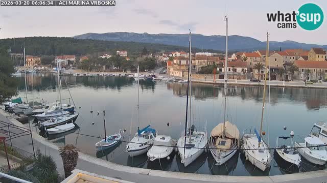 Spletna kamera Vrboska | Otok Hvar | Hrvaška