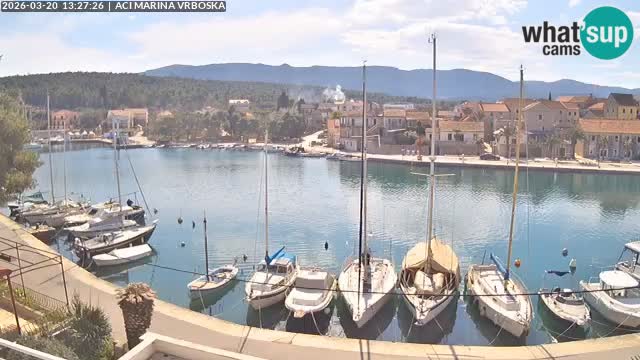Spletna kamera Vrboska | Otok Hvar | Hrvaška