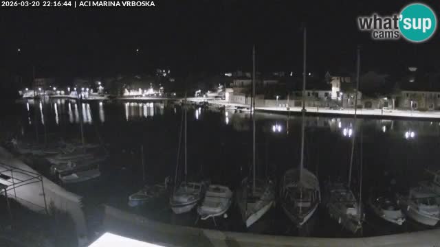 Spletna kamera Vrboska | Otok Hvar | Hrvaška