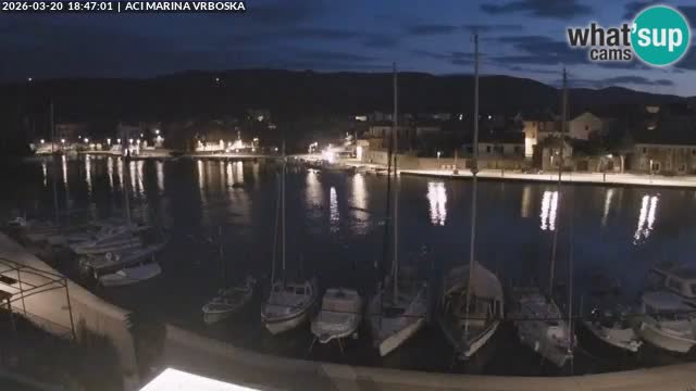 Spletna kamera Vrboska | Otok Hvar | Hrvaška