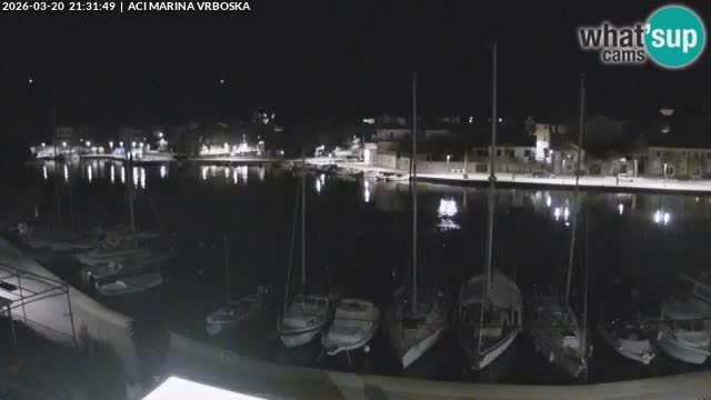 Spletna kamera Vrboska | Otok Hvar | Hrvaška