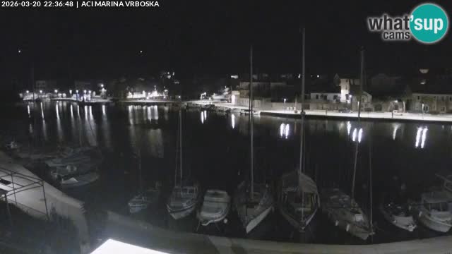 Spletna kamera Vrboska | Otok Hvar | Hrvaška
