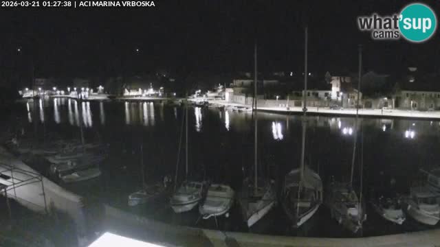 Spletna kamera Vrboska | Otok Hvar | Hrvaška