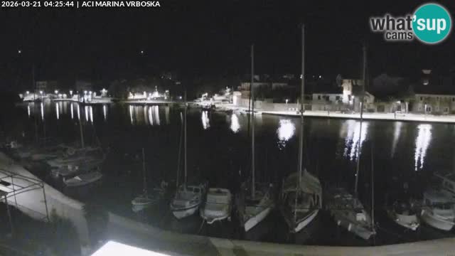 Spletna kamera Vrboska | Otok Hvar | Hrvaška