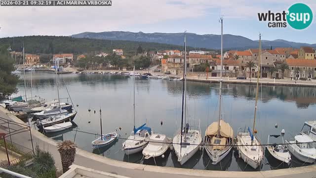 Spletna kamera Vrboska | Otok Hvar | Hrvaška