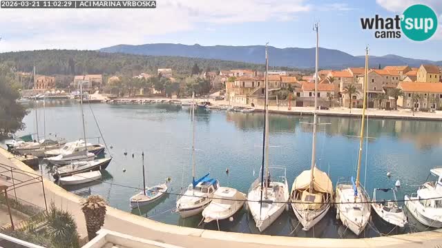 Spletna kamera Vrboska | Otok Hvar | Hrvaška