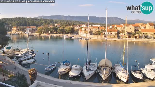 Vrboska livecam | Isola di Hvar | Croazia