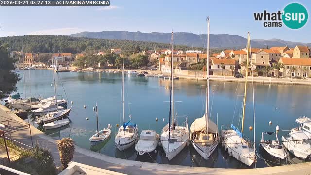 Spletna kamera Vrboska | Otok Hvar | Hrvaška
