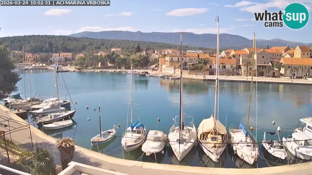 Spletna kamera Vrboska | Otok Hvar | Hrvaška