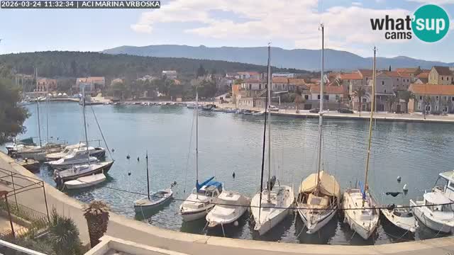 Spletna kamera Vrboska | Otok Hvar | Hrvaška