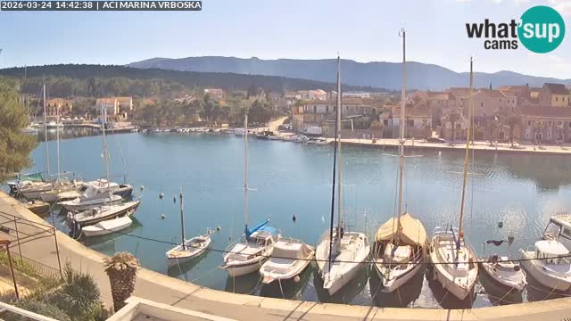 Spletna kamera Vrboska | Otok Hvar | Hrvaška