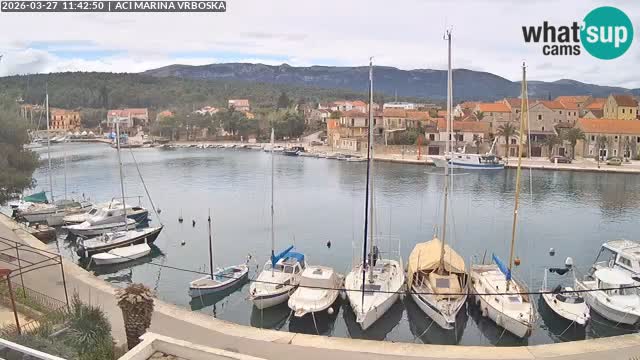 Spletna kamera Vrboska | Otok Hvar | Hrvaška