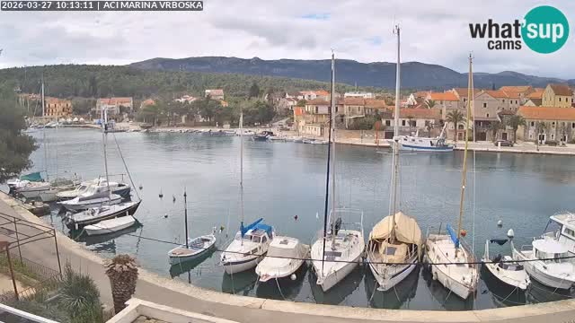 Spletna kamera Vrboska | Otok Hvar | Hrvaška