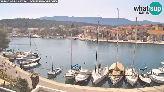 Spletna kamera Vrboska | Otok Hvar | Hrvaška