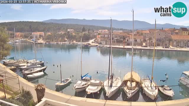 Spletna kamera Vrboska | Otok Hvar | Hrvaška
