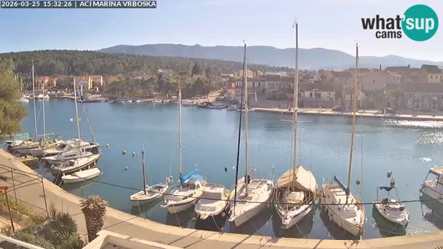 Spletna kamera Vrboska | Otok Hvar | Hrvaška