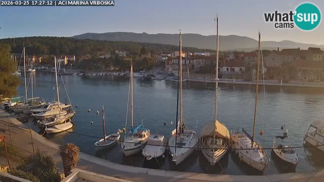Spletna kamera Vrboska | Otok Hvar | Hrvaška