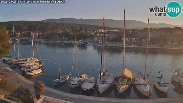 Spletna kamera Vrboska | Otok Hvar | Hrvaška