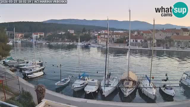 Spletna kamera Vrboska | Otok Hvar | Hrvaška