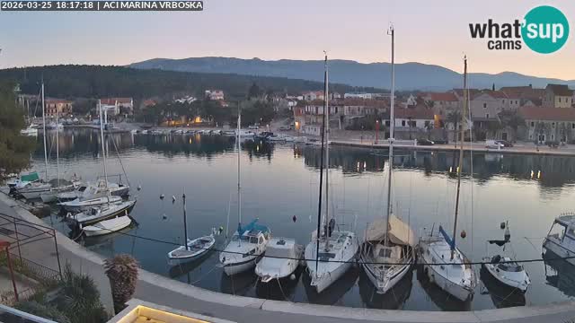 Spletna kamera Vrboska | Otok Hvar | Hrvaška
