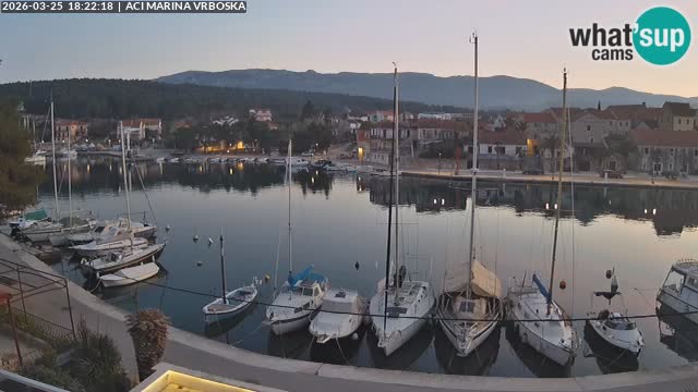 Vrboska livecam | Isola di Hvar | Croazia