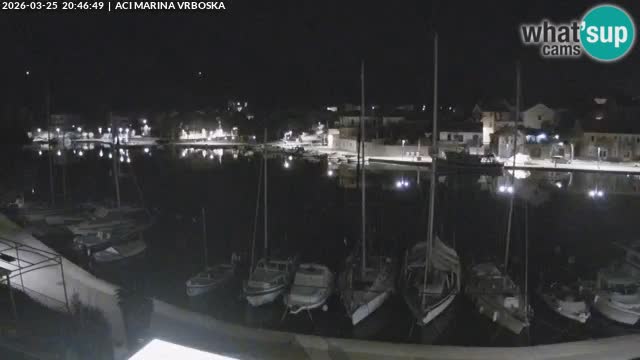 Spletna kamera Vrboska | Otok Hvar | Hrvaška