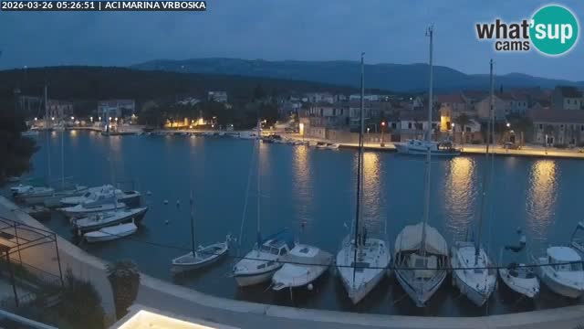 Spletna kamera Vrboska | Otok Hvar | Hrvaška
