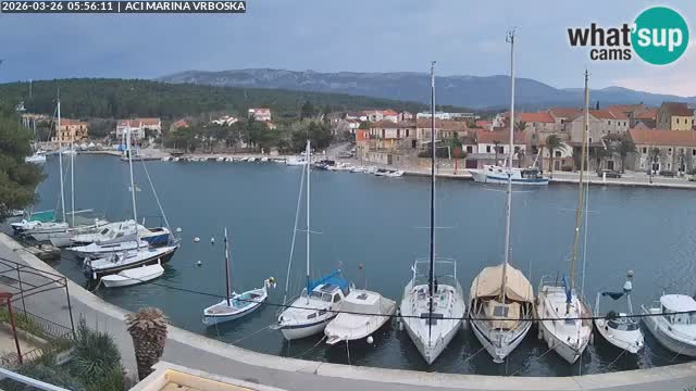 Spletna kamera Vrboska | Otok Hvar | Hrvaška