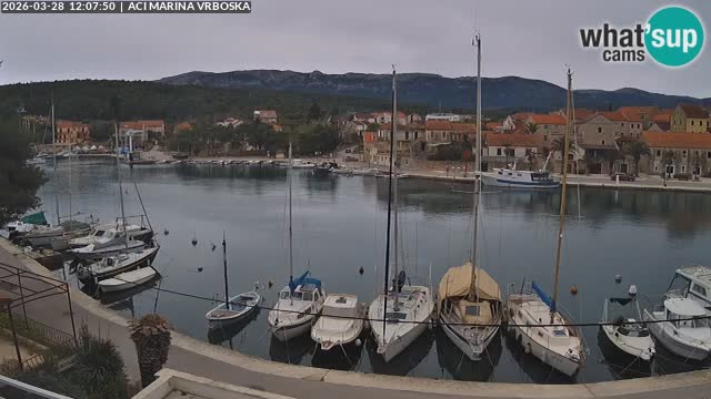 Spletna kamera Vrboska | Otok Hvar | Hrvaška