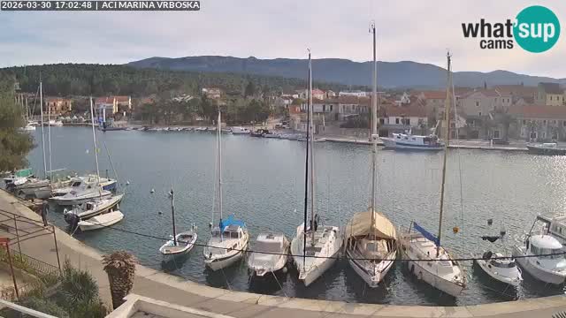 Spletna kamera Vrboska | Otok Hvar | Hrvaška