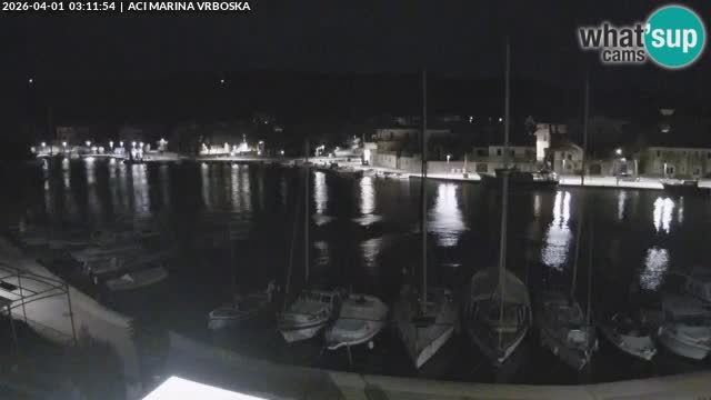 Spletna kamera Vrboska | Otok Hvar | Hrvaška