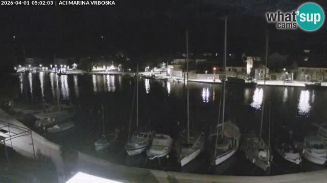 Spletna kamera Vrboska | Otok Hvar | Hrvaška