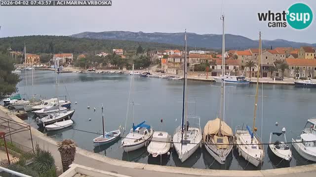 Spletna kamera Vrboska | Otok Hvar | Hrvaška