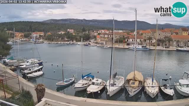 Spletna kamera Vrboska | Otok Hvar | Hrvaška