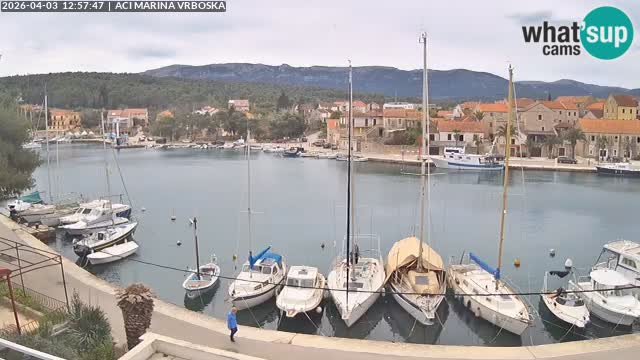 Spletna kamera Vrboska | Otok Hvar | Hrvaška