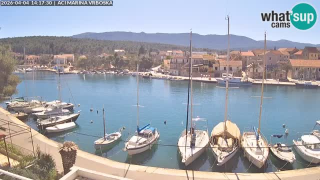 Spletna kamera Vrboska | Otok Hvar | Hrvaška