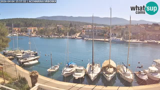 Spletna kamera Vrboska | Otok Hvar | Hrvaška