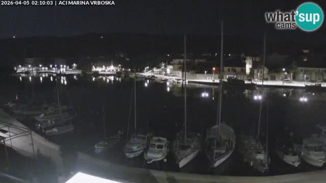 Spletna kamera Vrboska | Otok Hvar | Hrvaška