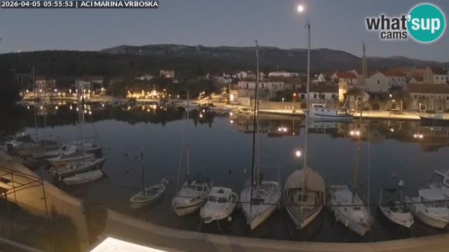 Spletna kamera Vrboska | Otok Hvar | Hrvaška